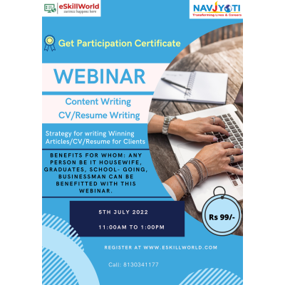 Content Writing- CV/Resume Writing